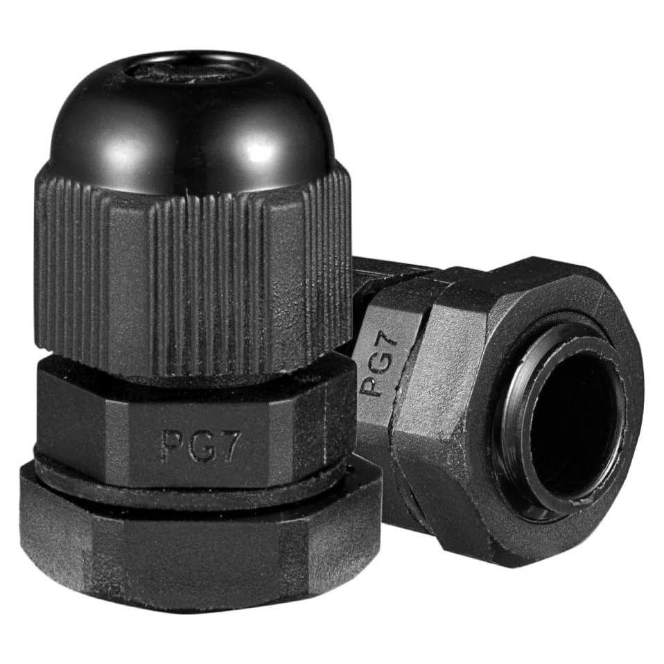Conector de Cable PG7 Impermeable IP68 uxcell - 10 Piezas