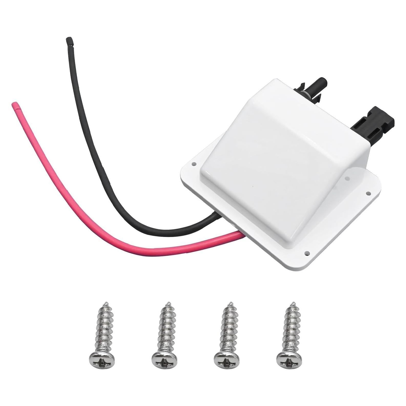 Caja de entrada de cable solar VIKKSAER 10AWG 30.48 cm blanca