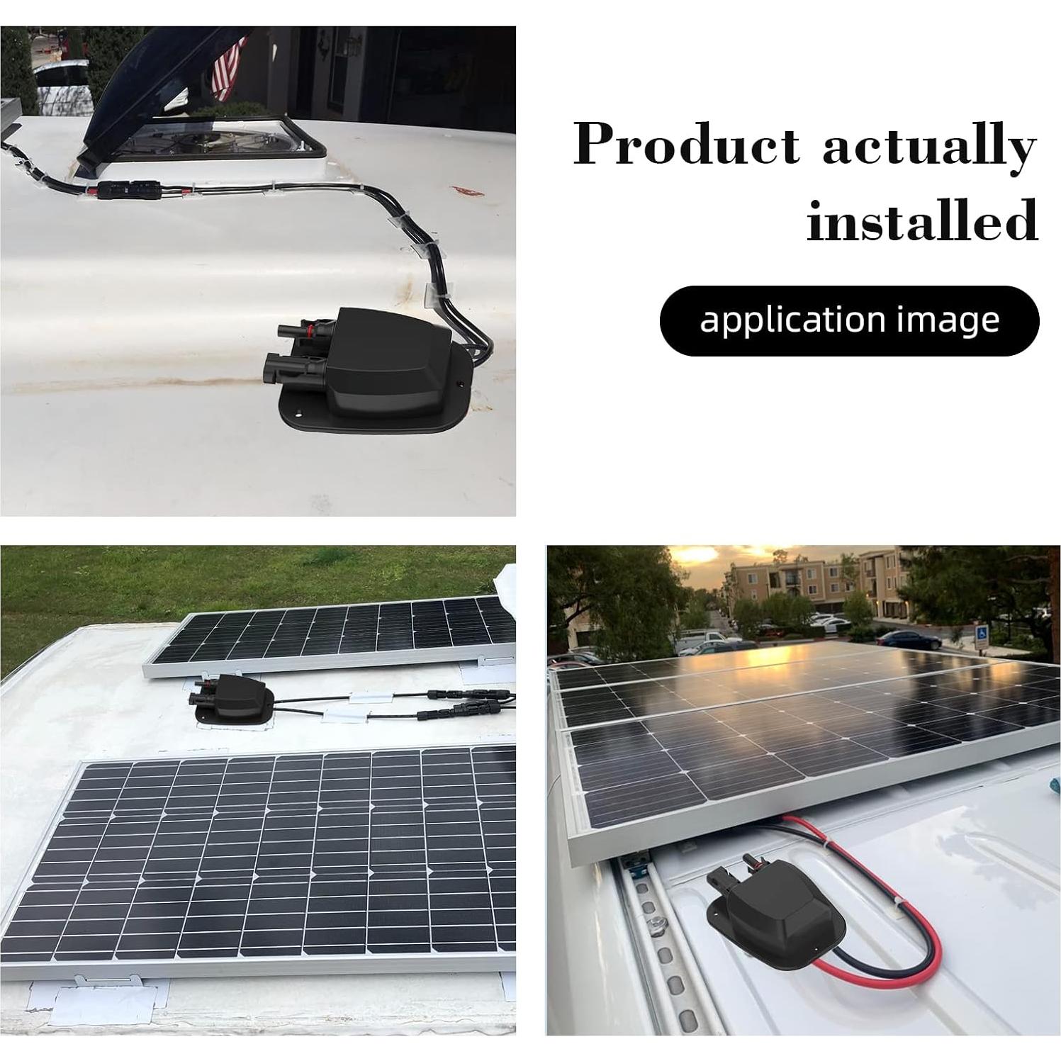 Caja de entrada de cable solar IP67 SolarEnz 3.05m 10AWG