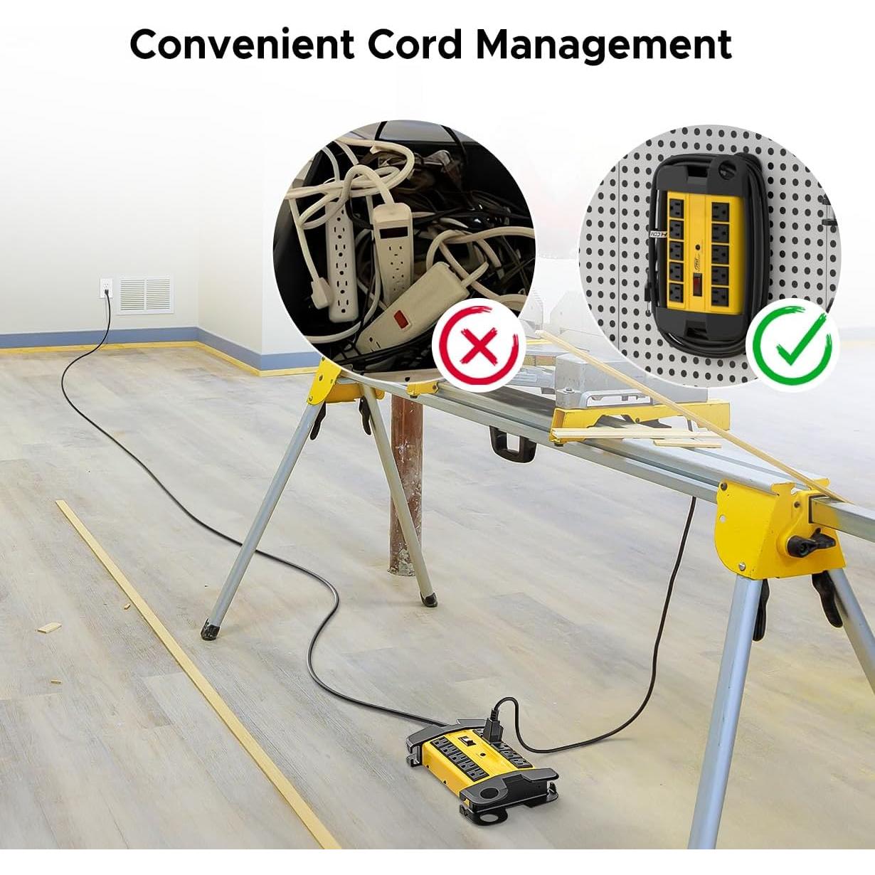 Regleta de Potencia CRST 10 Salidas 15A 2800 Julios 4.57m