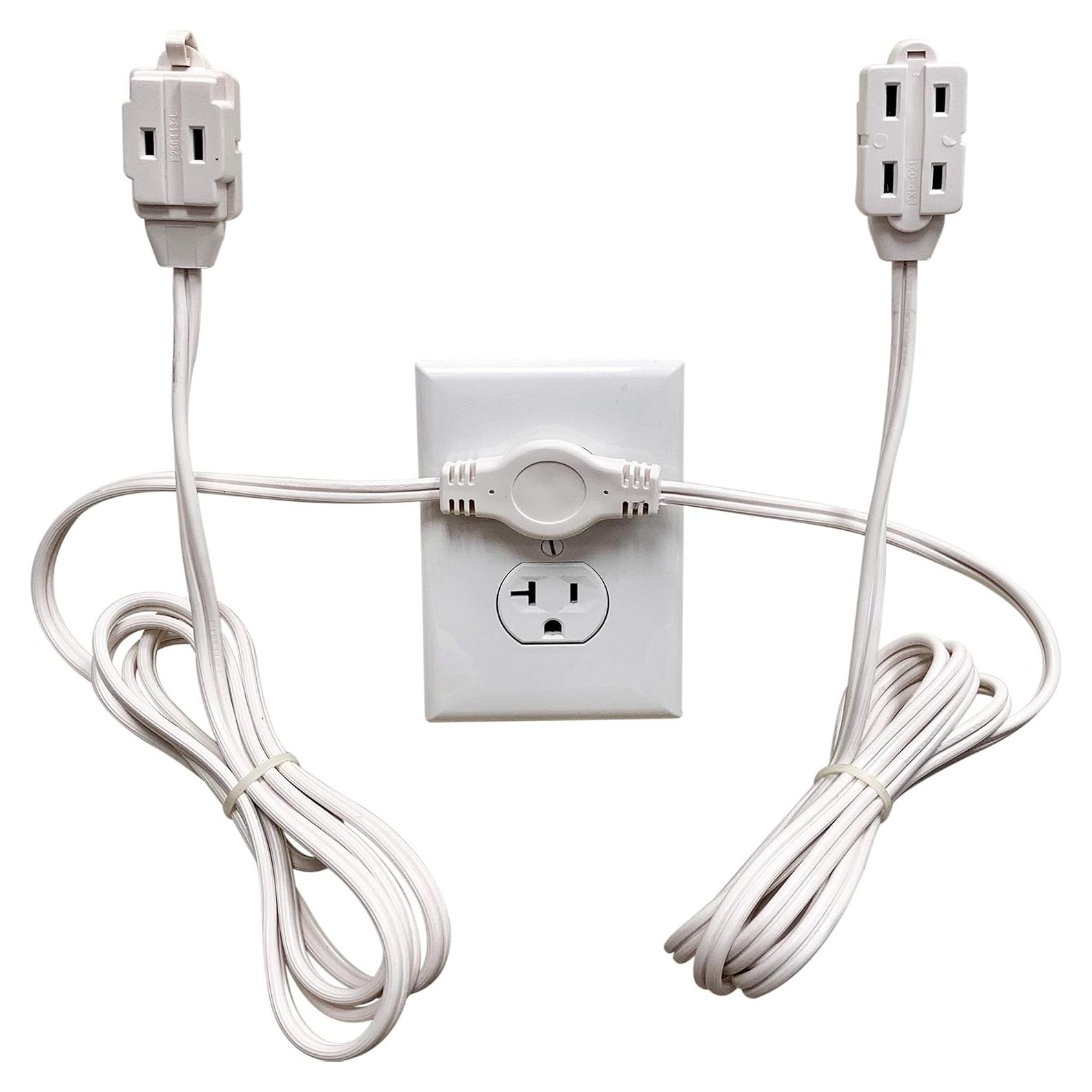 Regleta de Extensión Doble W4W 12 pies (3.6 m) 6 Salidas