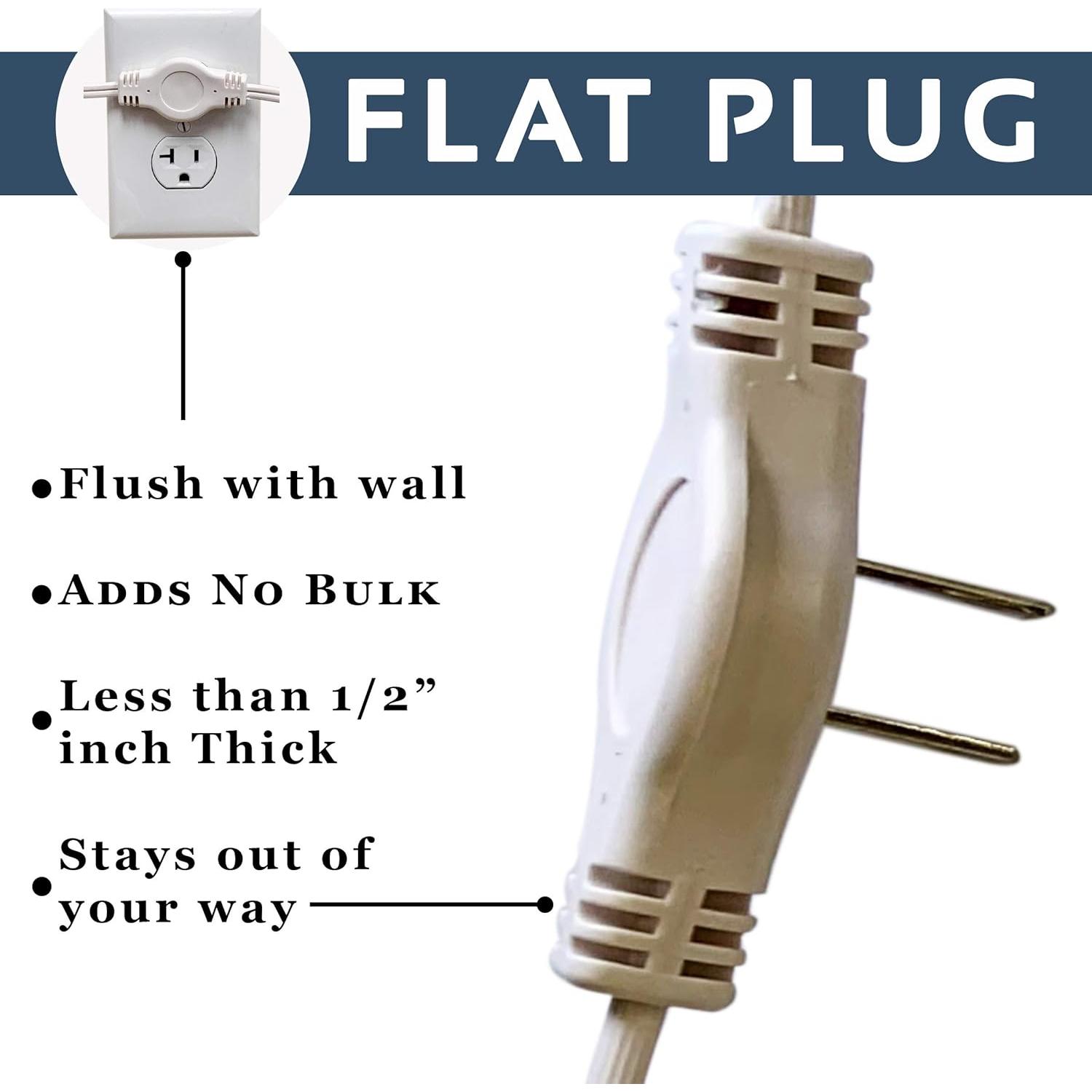 Regleta de Extensión Doble W4W 12 pies (3.6 m) 6 Salidas