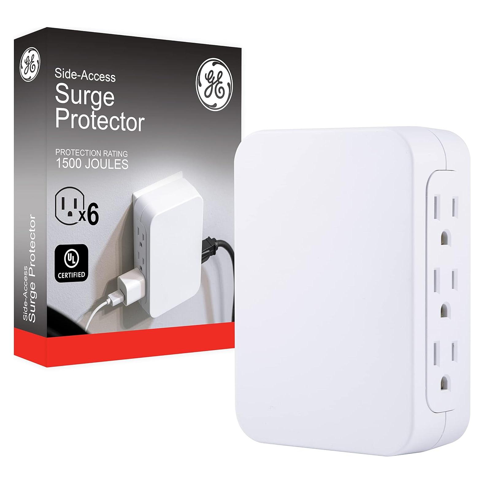 Protector Sobretensiones GE 6 Salidas Acceso Lateral 1200 Julios