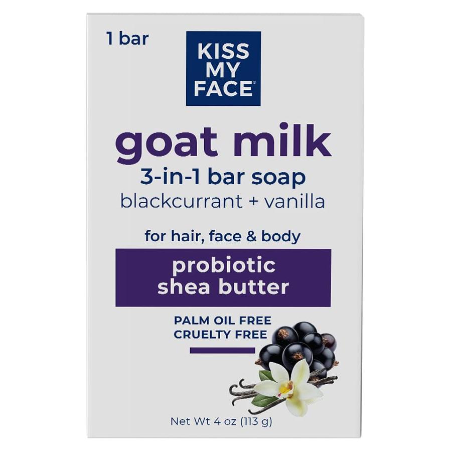 Jabón 3-en-1 Kiss My Face - Grosella Negra y Vainilla - 116g