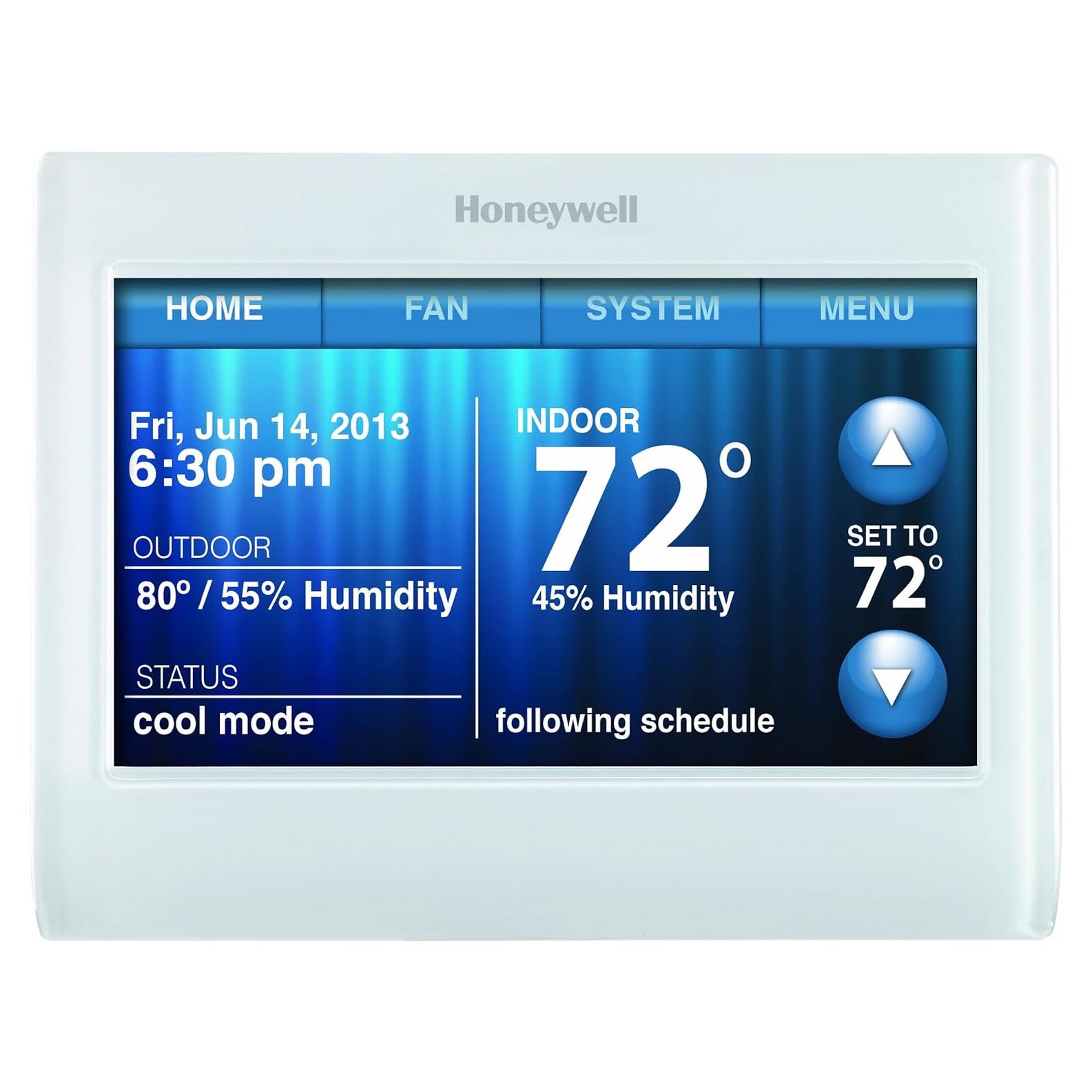 Termostato Programable Honeywell TH9320WF5003 Wi-Fi Blanco