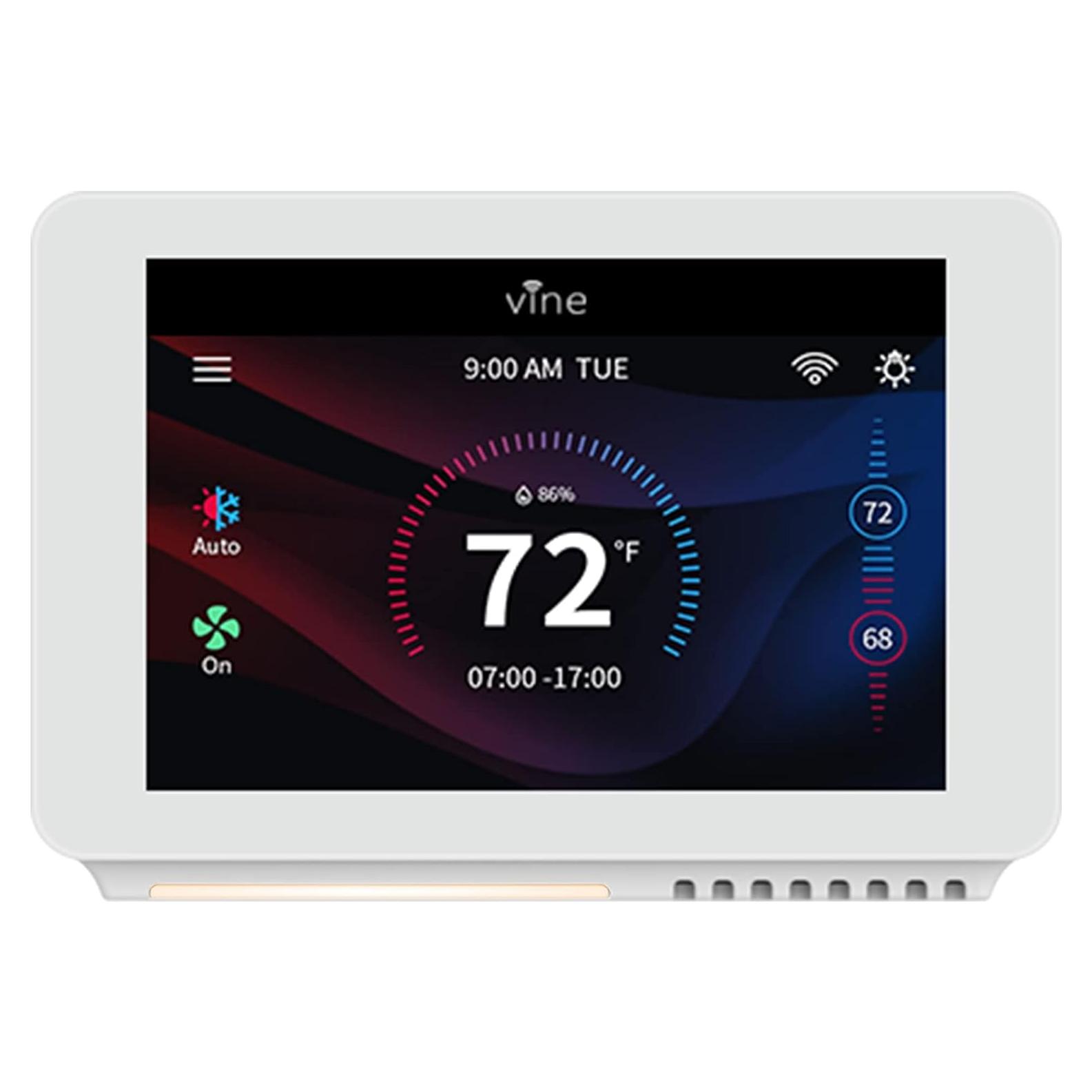 Termostato Inteligente Vine TJ-919E Wi-Fi Programable 7 Días