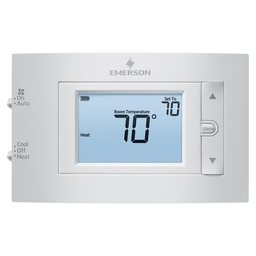 Termostato Digital No Programable Emerson 1F83C-11NP Blanco