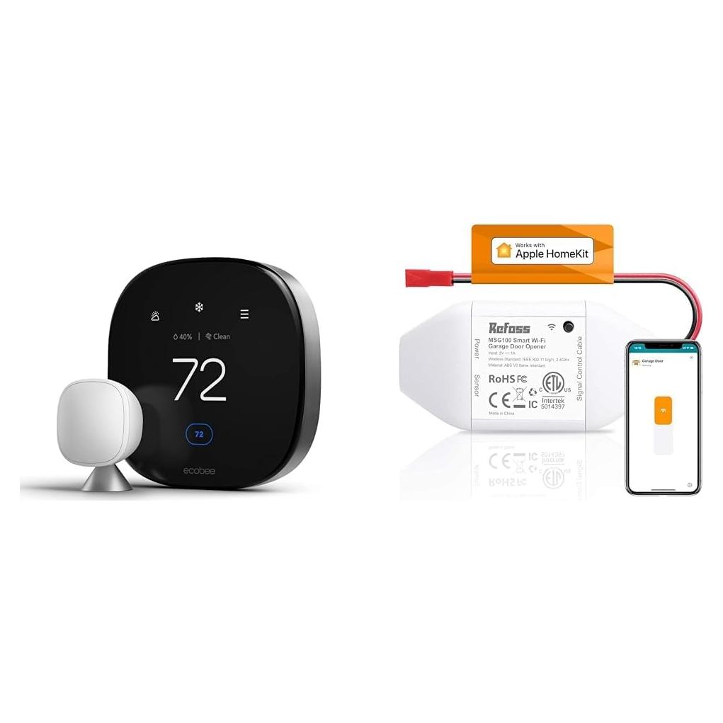 Termostato Inteligente ecobee Premium con Sensor y Monitor de Aire