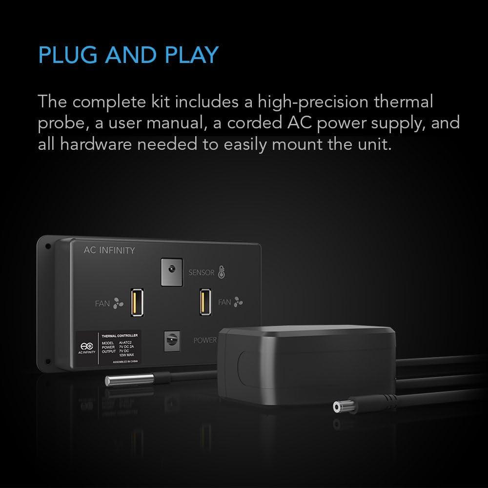 Controlador Térmico AC Infinity AI-ATC para Ventiladores USB