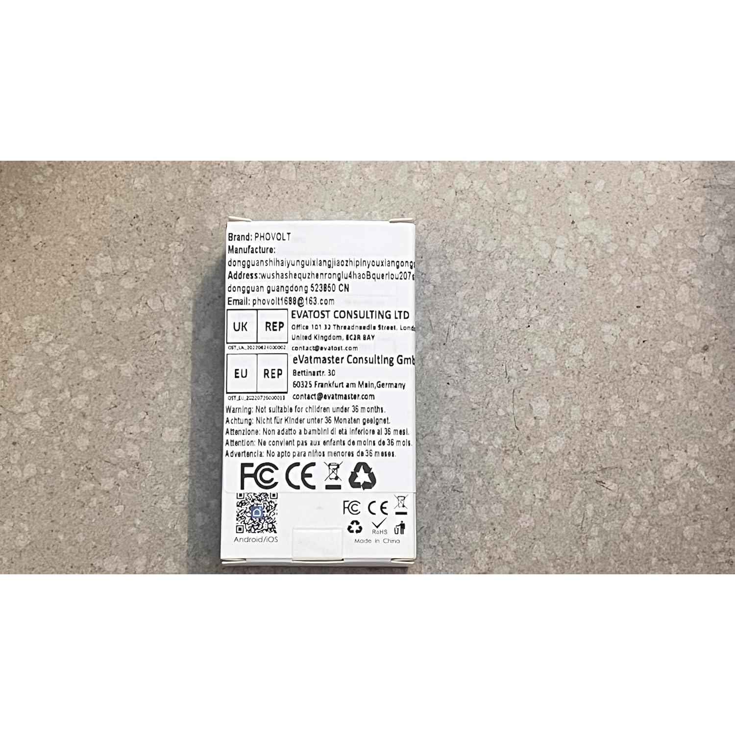 Termómetro Higrómetro Inteligente PHOVOLT con Sonda Externa