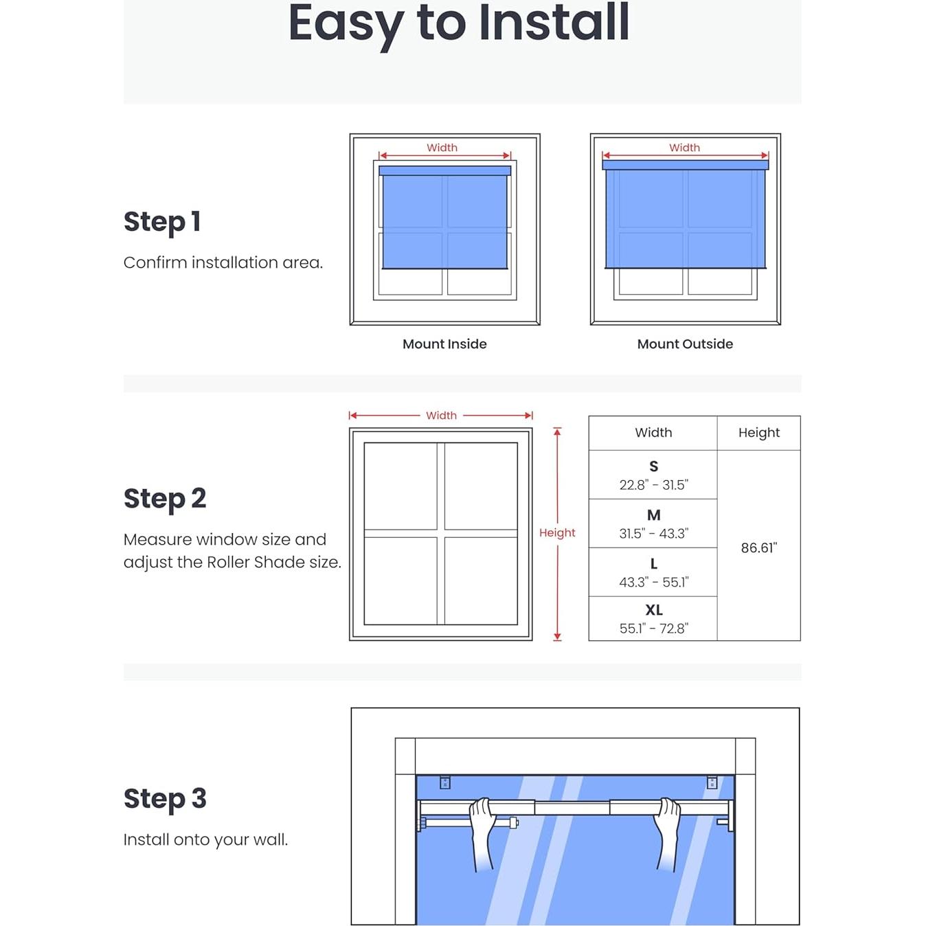 Persianas enrollables motorizadas SwitchBot 139 cm Gris