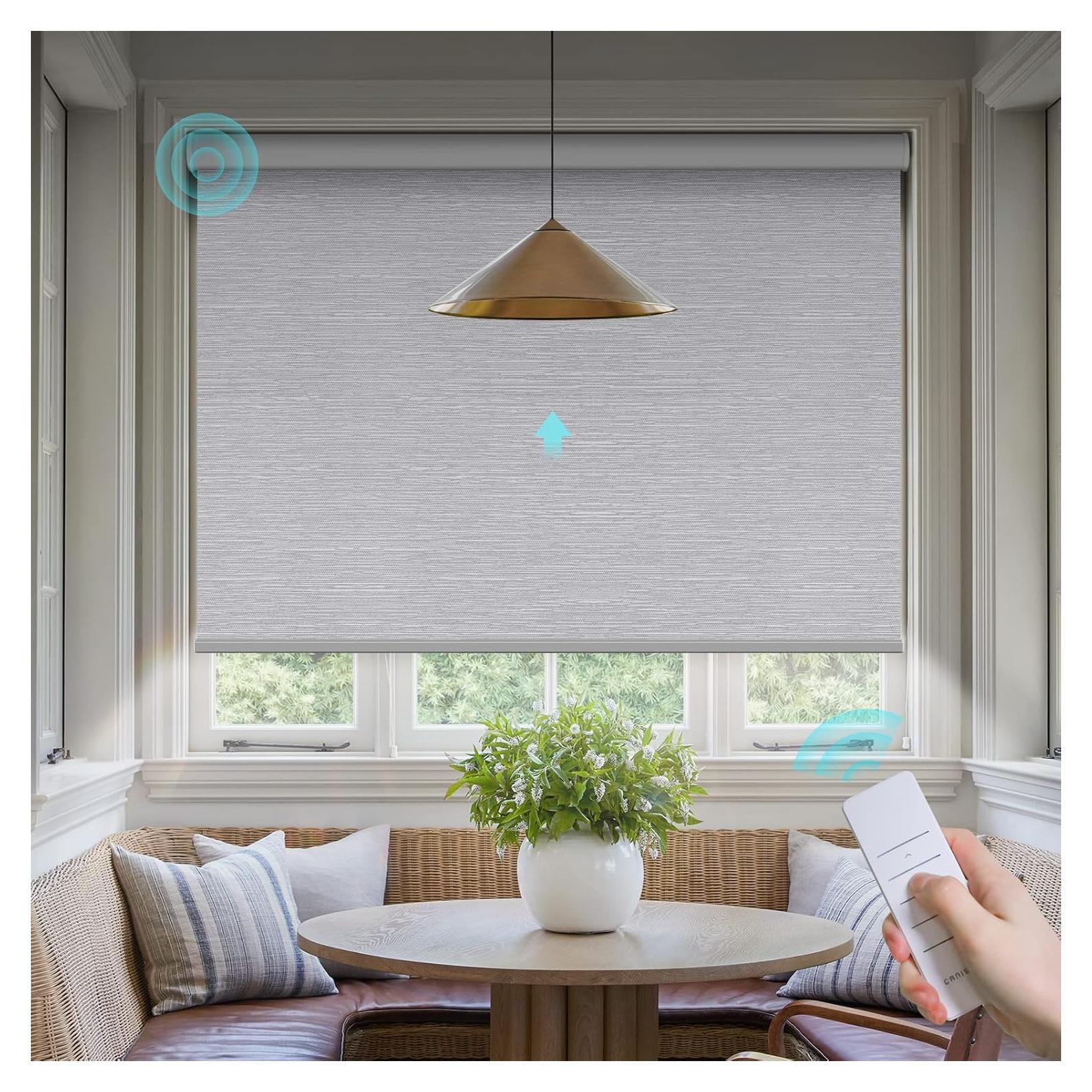 Persianas Motorizadas Canisteo 50x72 cm Control Remoto Gris