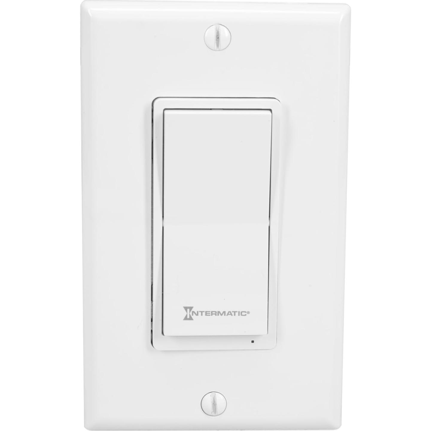 Interruptor Inteligente Wi-Fi Intermatic SH-ABIWS1 - Compatible con Alexa y Google Home