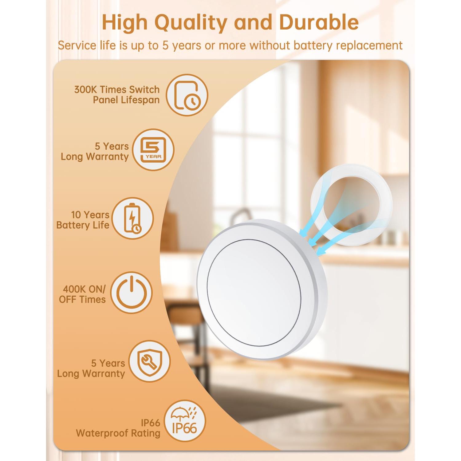 Interruptor Remoto Inalámbrico STRIPOO 15A 1500W 500 pies