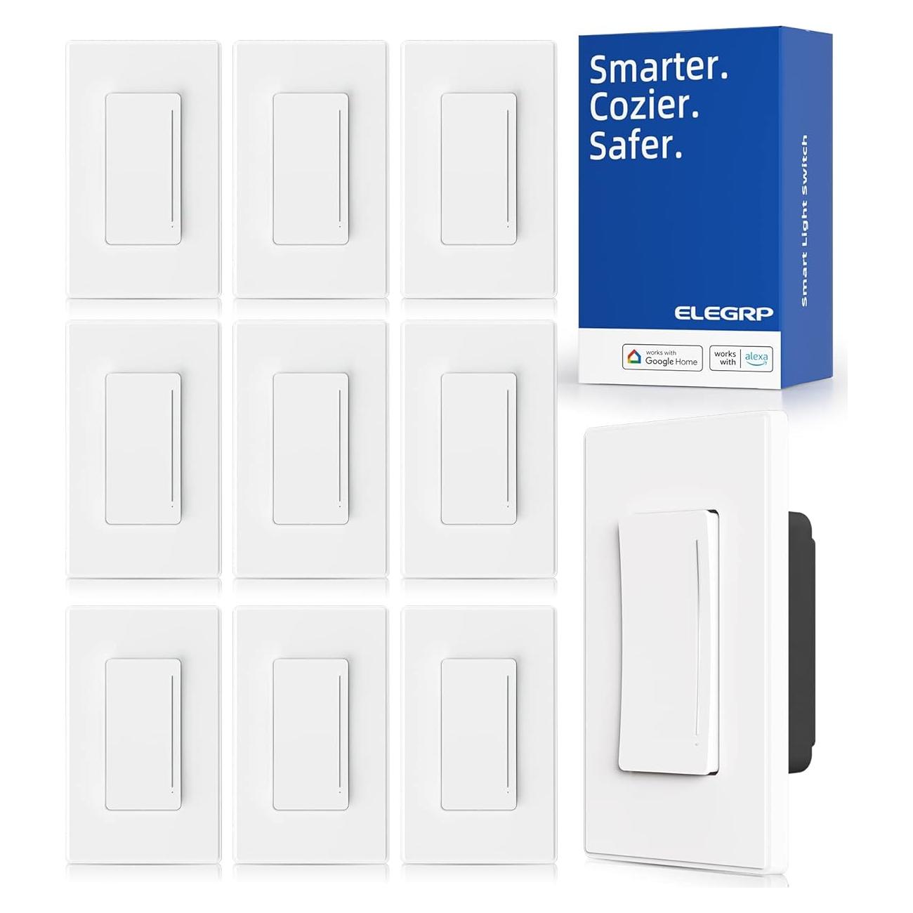 Interruptor Regulador Inteligente ELEGRP DTR30 Wi-Fi 10 Unidades