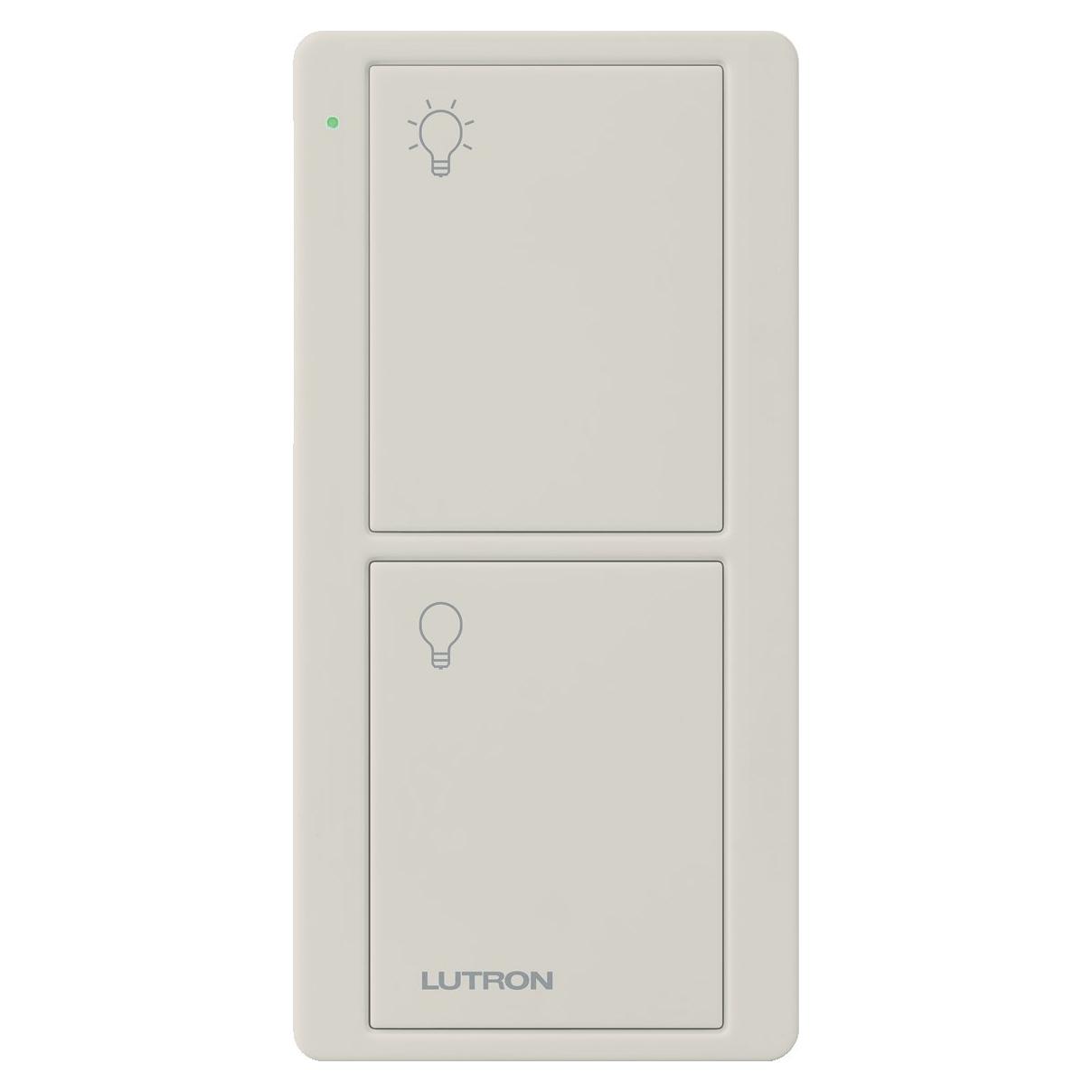 Control Remoto Lutron Pico PJ2-2B-GLA-L01 2 Botones Almendra