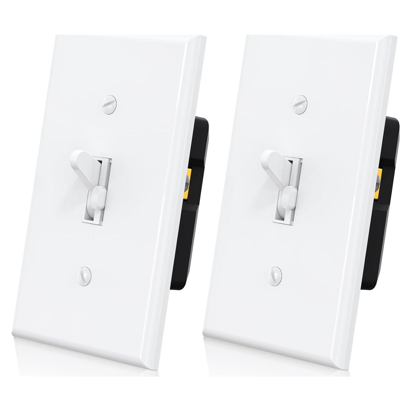 Interruptor de Atenuador Digital ELEGRP 2 Unidades Blanco