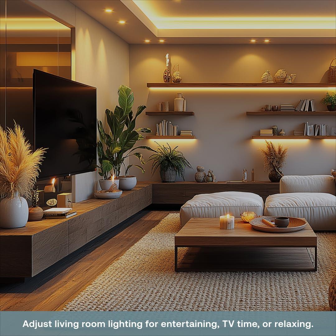 Atenuador Deslizante Deako 600W Blanco con Interruptor