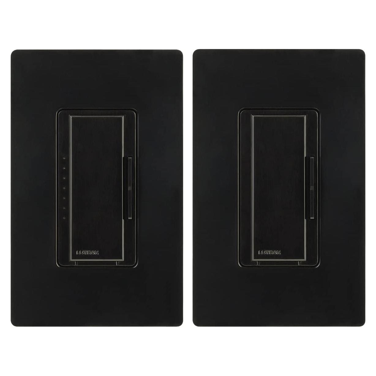 Interruptor Regulador Lutron Maestro LED+ 150W Negro