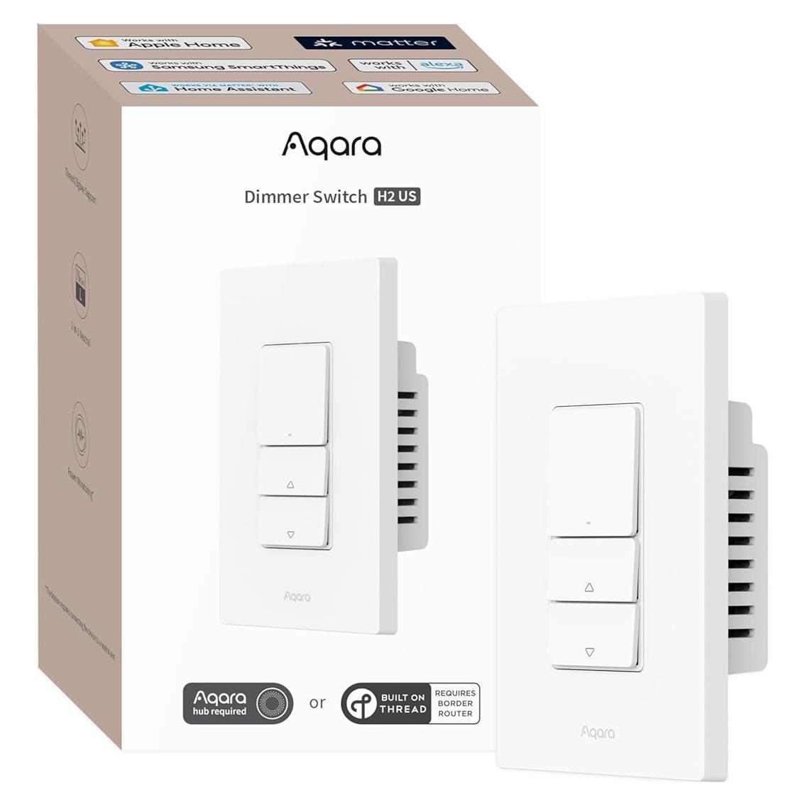 Interruptor Regulador Inteligente Aqara H2 2-en-1 Neutro