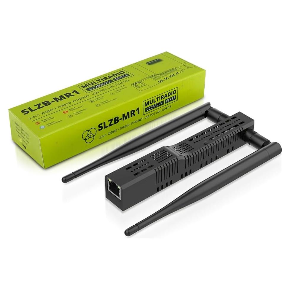 Adaptador Zigbee 3.0 SMLIGHT SLZB-MR1 Ethernet USB WiFi