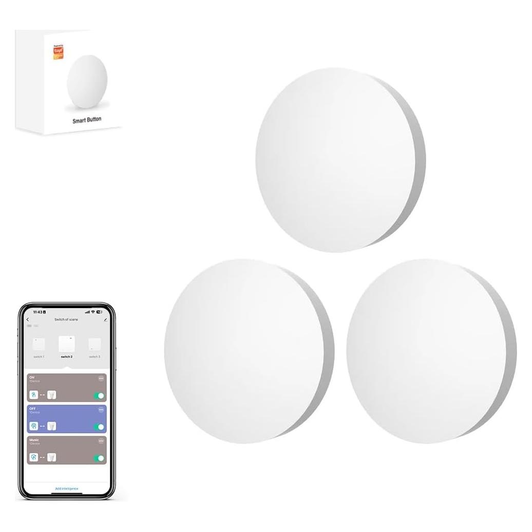 Botón Remoto Inteligente ZigBee IHSENO con APP Tuya