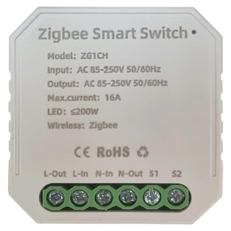 Interruptor Inteligente Zigbee MHCOZY 16A Control por Voz