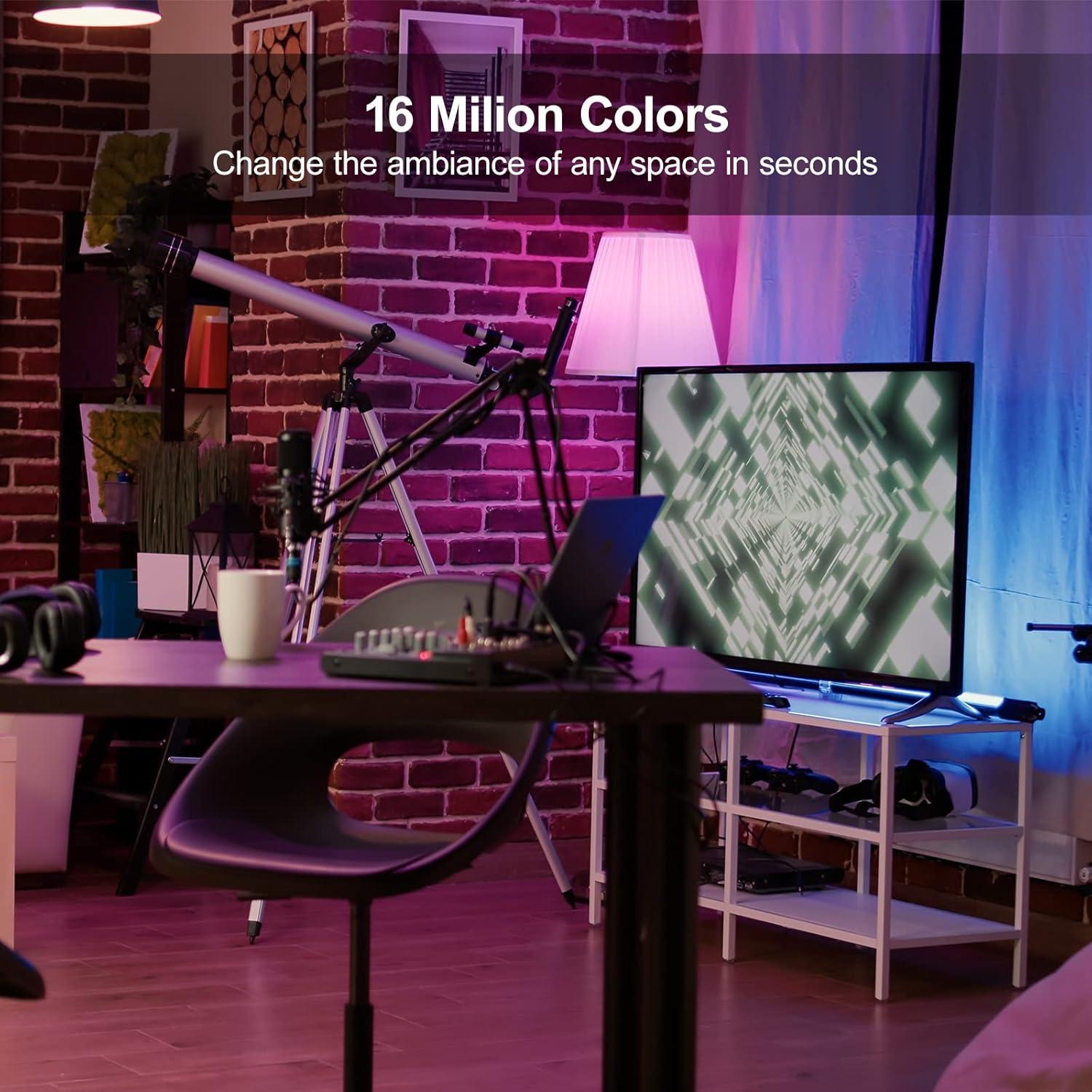 Bombillas Inteligentes Zigbee A15 LEDEPLY E26 5W Regulables 2Pack