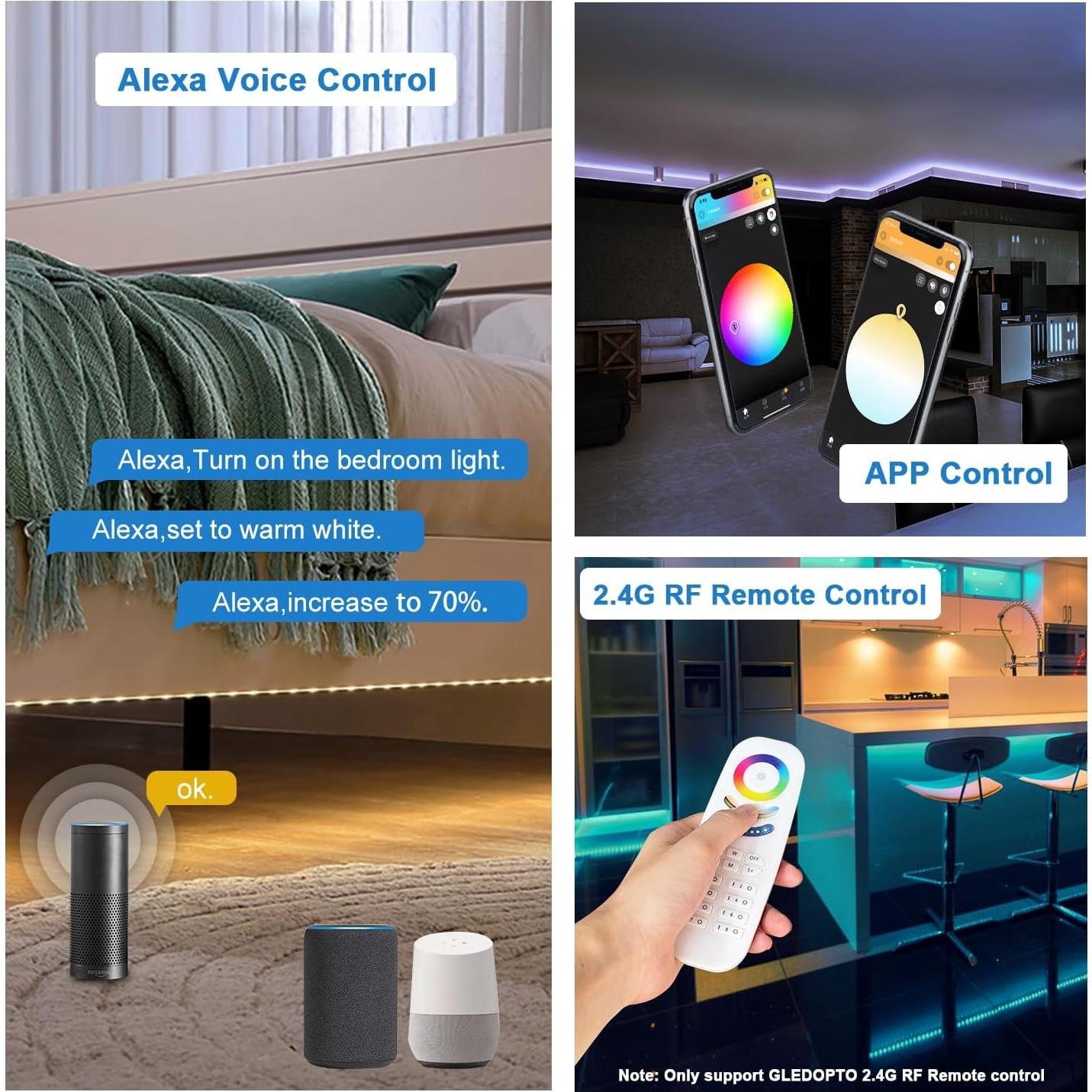 Controlador LED ZigBee GLEDOPTO Pro Mini 12-24V 5 Modos