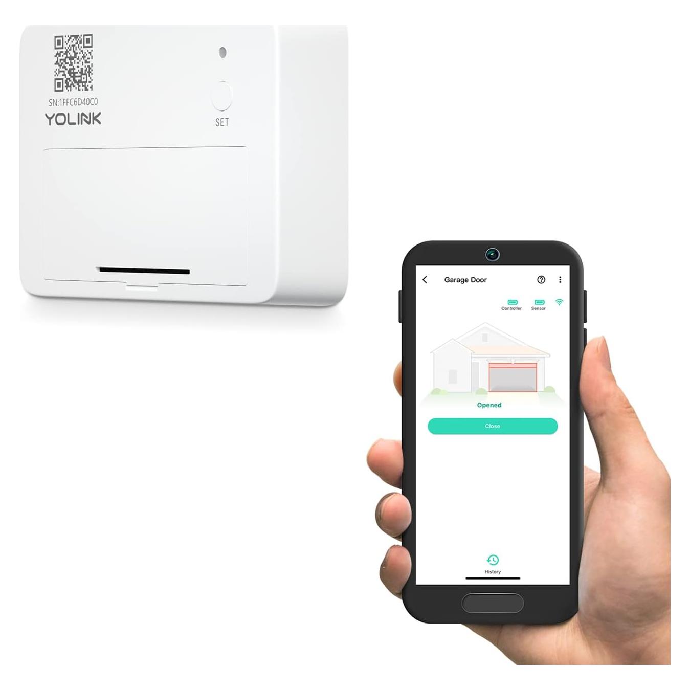 Sensor de Puerta de Garaje Inteligente YoLink YS-7706-UC