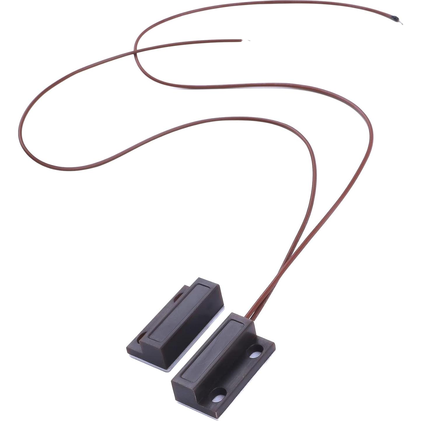 Sensor de Puerta Magnético Manesi MC-38 Cableado NC 10 Pares