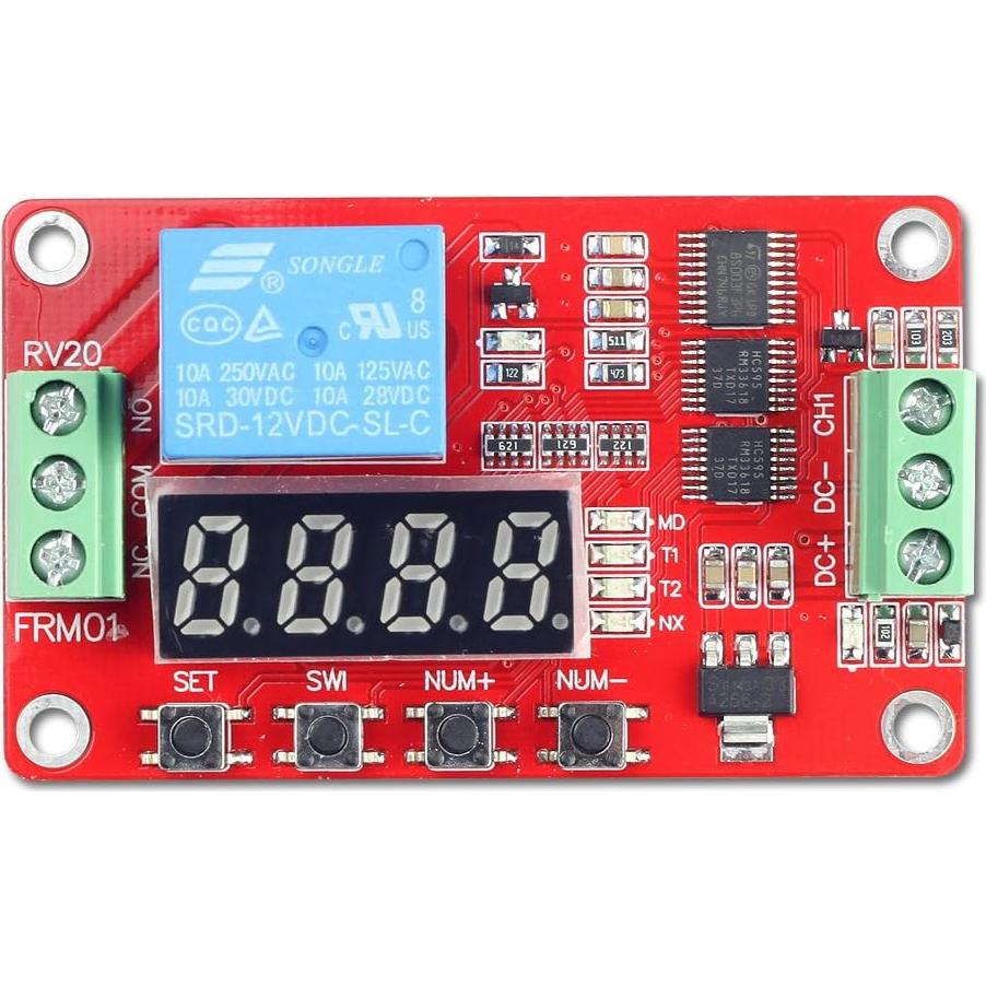 Módulo de Relé de Tiempo de Retraso UCTRONICS 12V Programable