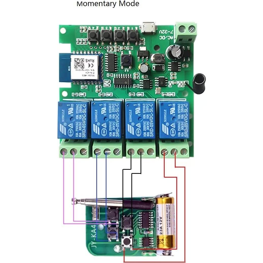 Interruptor Inteligente WIFI MHCOZY 10A Control Remoto Voz
