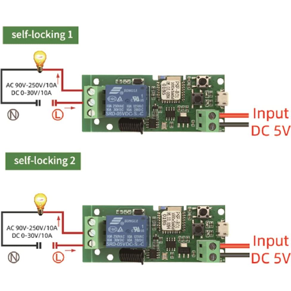 Interruptor Inteligente Inalámbrico WiFi Mic Technology 5V