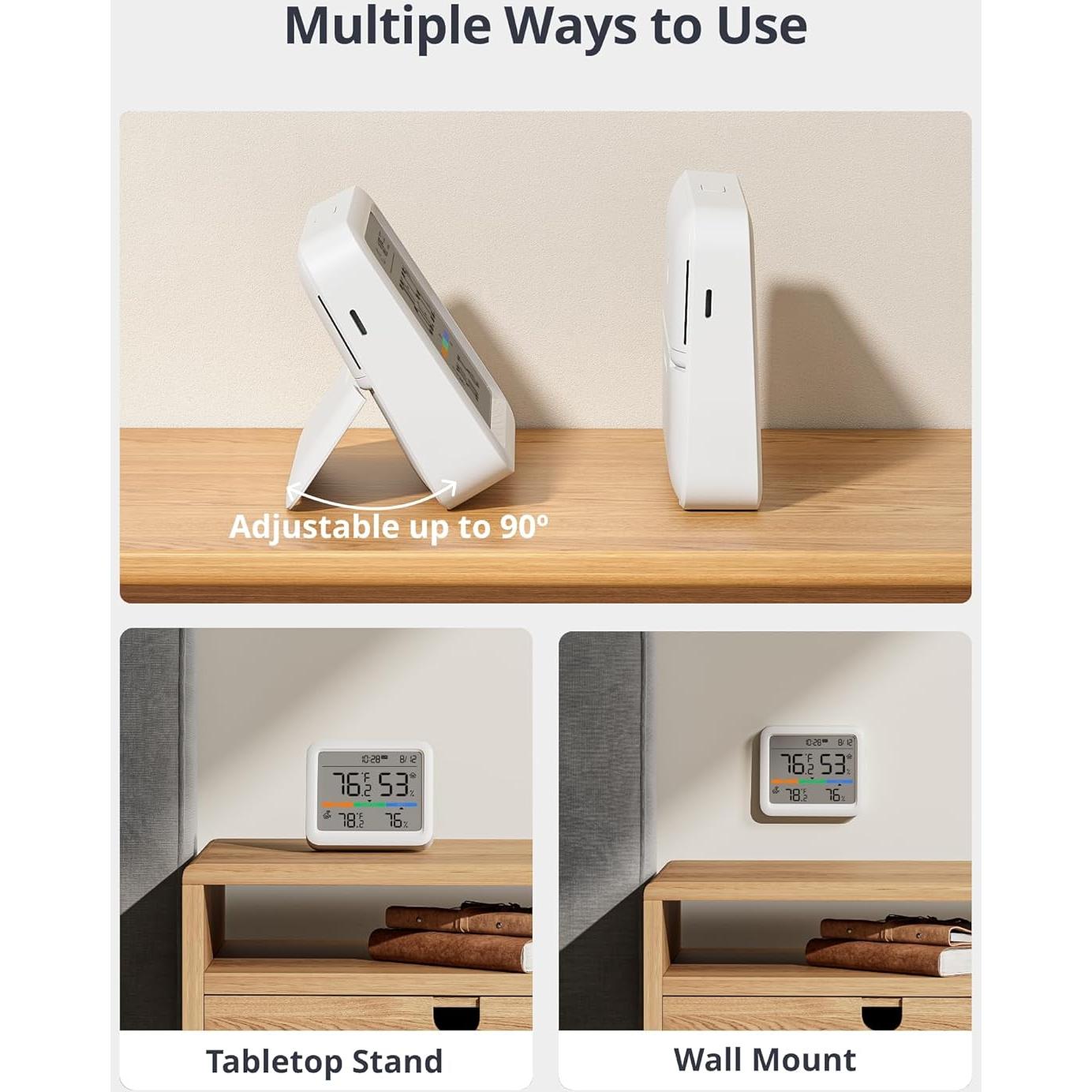 Termómetro y Higrómetro Inalámbrico SwitchBot Pro 3.6"