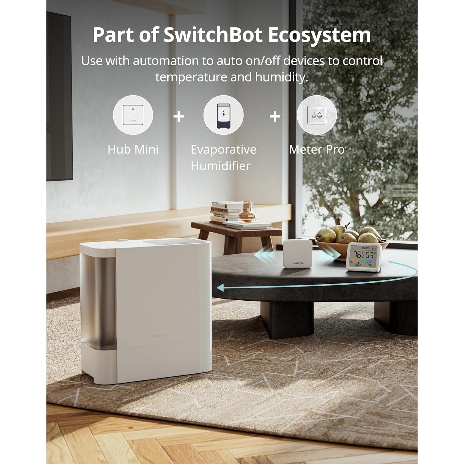 Termómetro y Higrómetro Inalámbrico SwitchBot Pro 3.6"