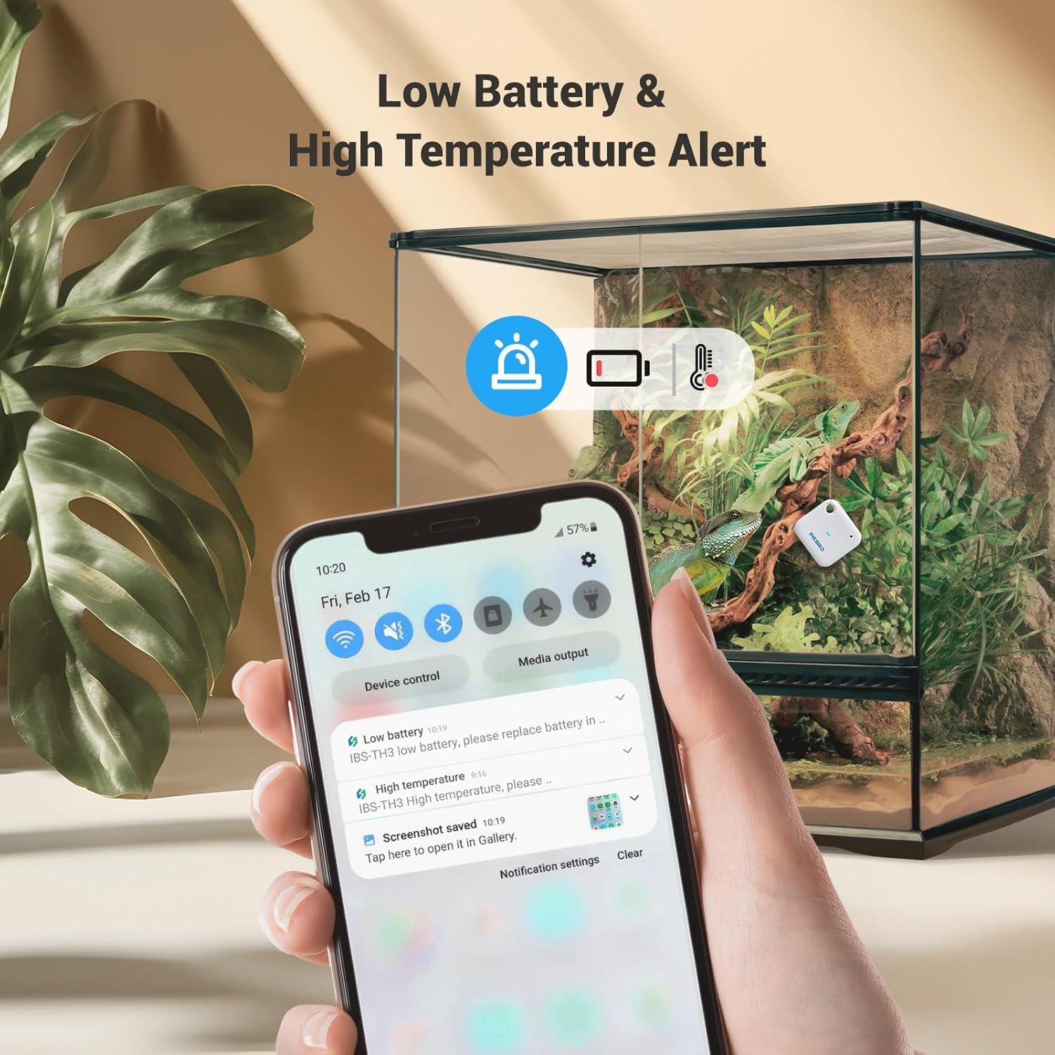 Sensor de Temperatura y Humedad Wi-Fi Inkbird IBS-TH3