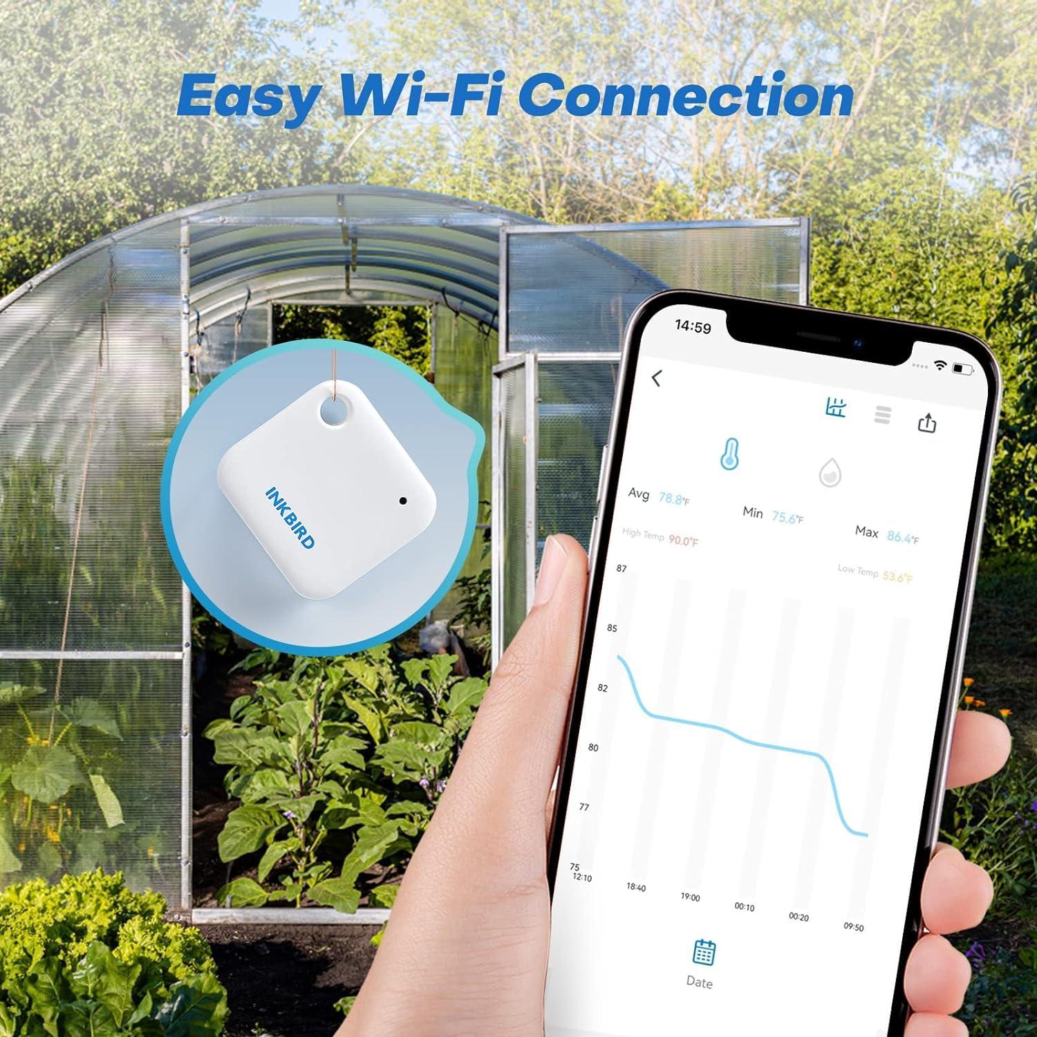 Sensor de Temperatura y Humedad Wi-Fi Inkbird IBS-TH3