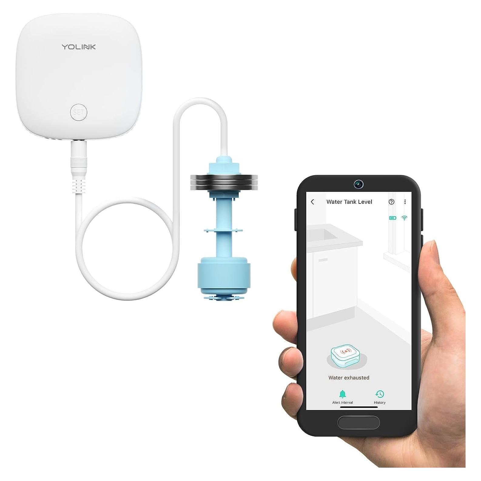 Sensor de Nivel de Agua Inalámbrico YoLink YS7904, 105dB