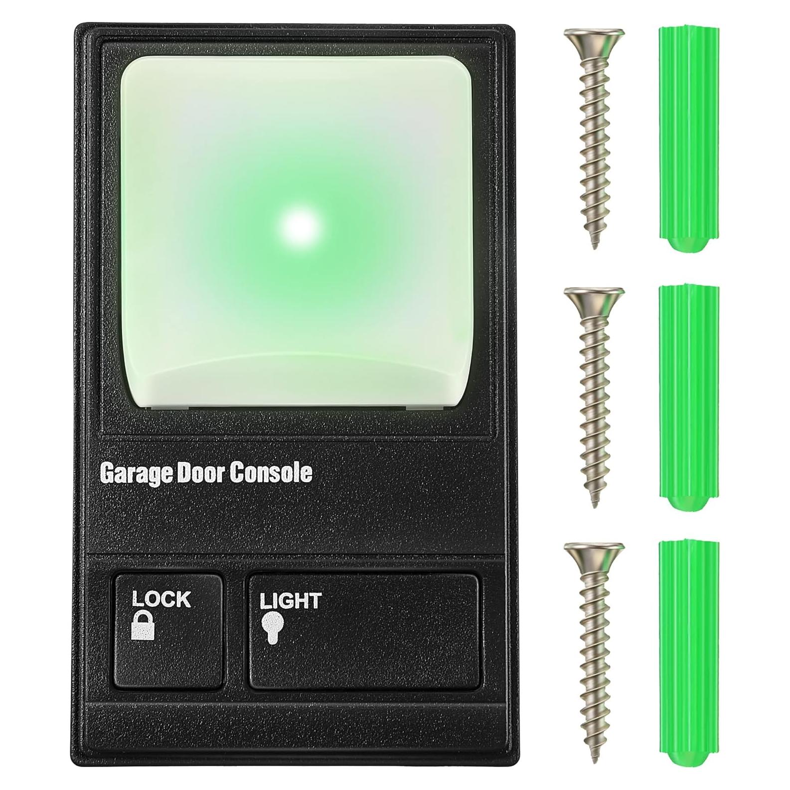 Panel de Control de Puerta de Garaje Fiada Negro 14x8.2cm