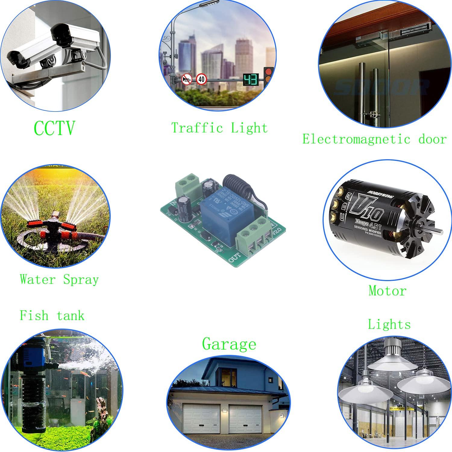 Interruptor Inalámbrico DC 12V 10A Mangood Control Remoto