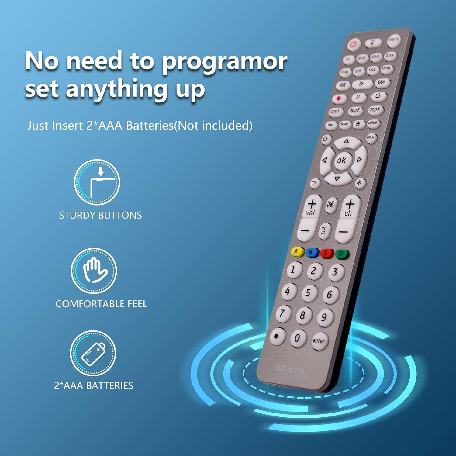 Control Remoto Universal Retroiluminado Terloogee 8 Dispositivos