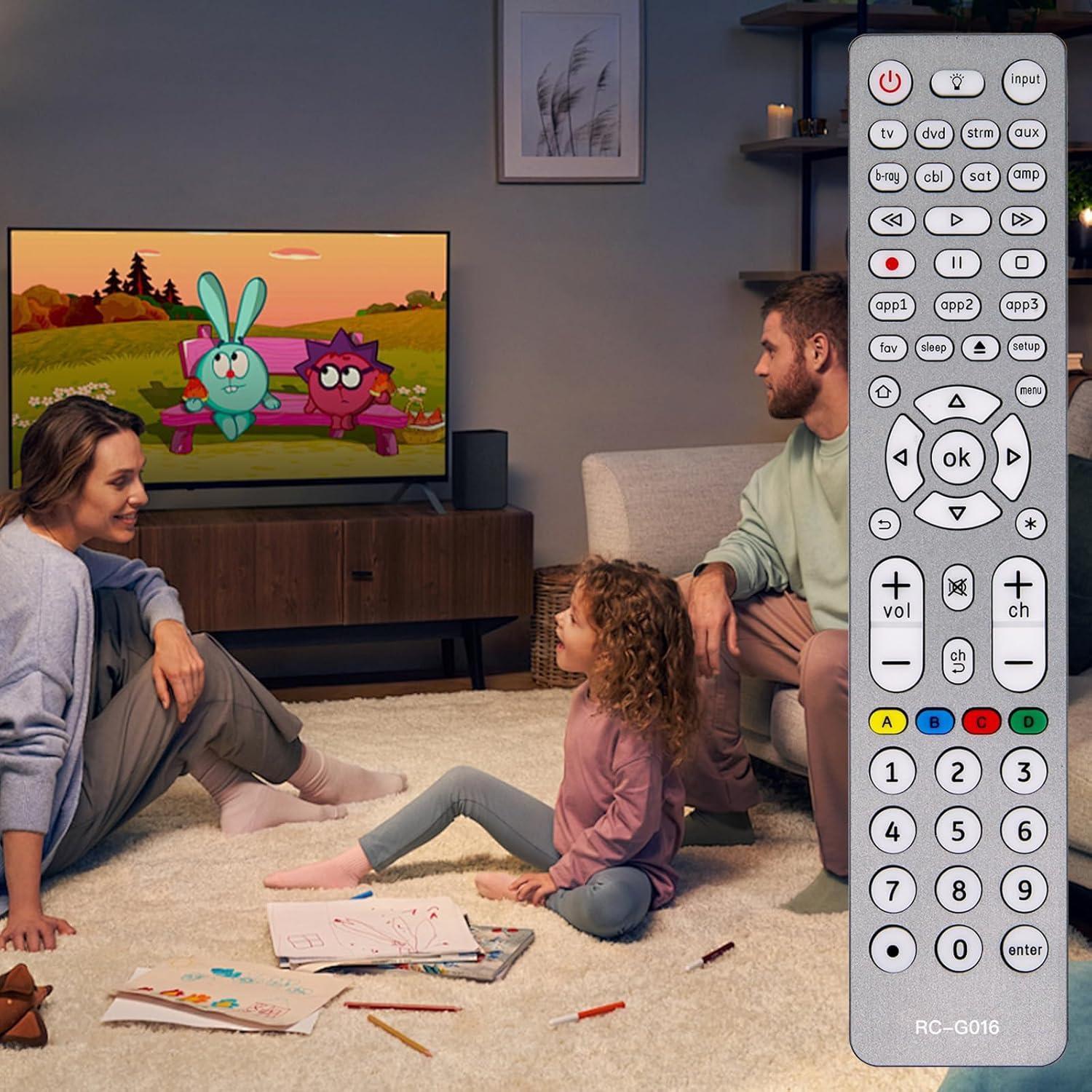 Control Remoto Universal Retroiluminado Terloogee 8 Dispositivos