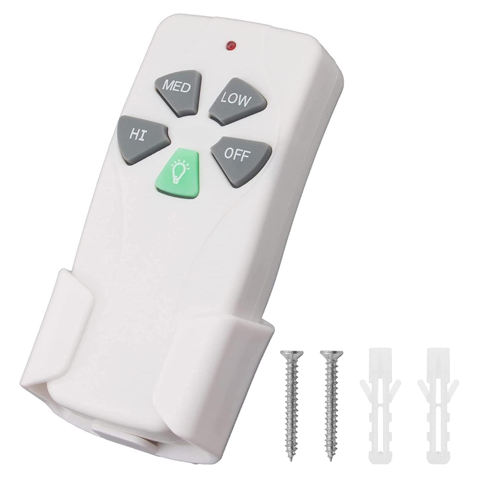 Control Remoto de Ventilador de Techo Aubric FAN53T 3 Velocidades