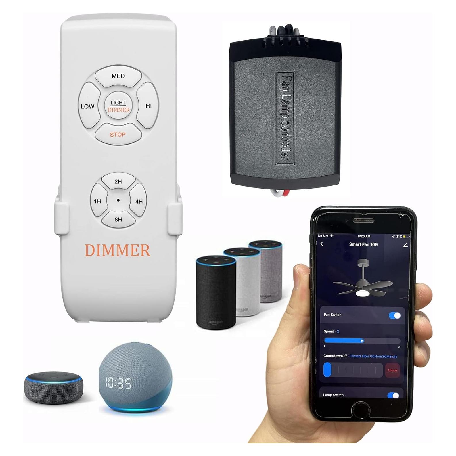 Control Remoto WiFi para Ventilador de Techo Humpptom JF028