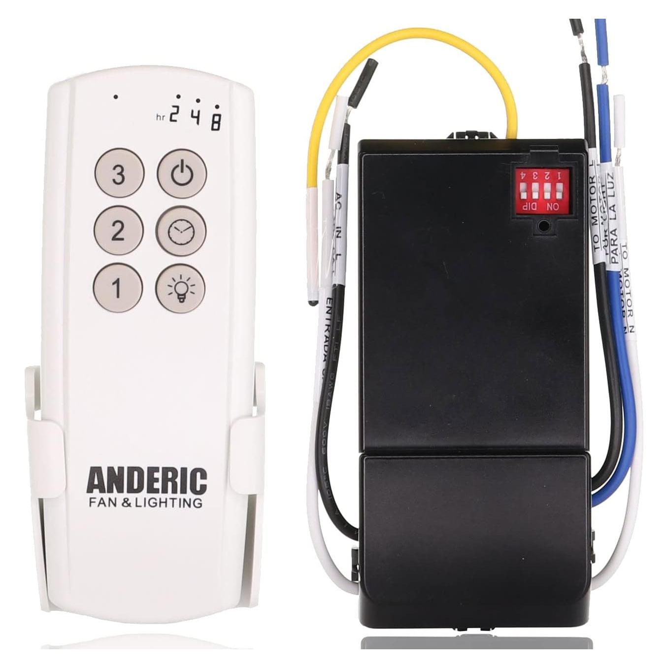 Kit Control Remoto Ventilador Techo Anderic 63T-AC83T