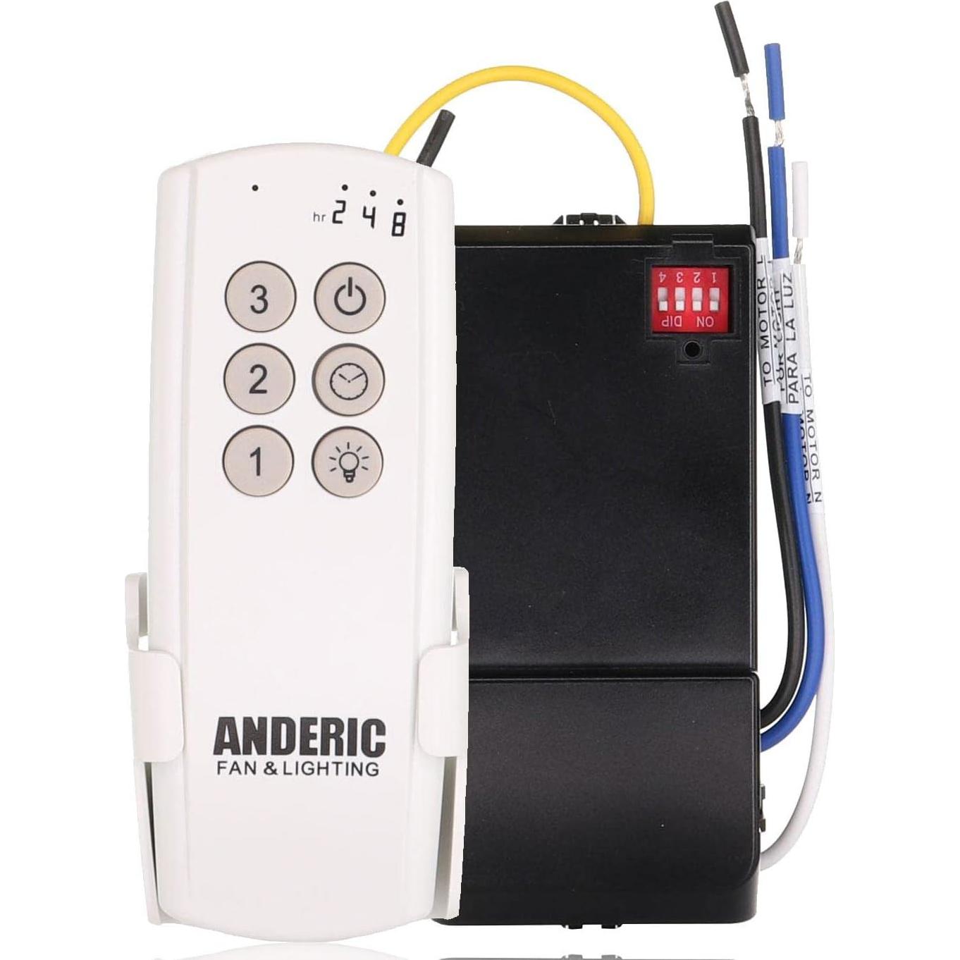 Kit Control Remoto Ventilador Techo Anderic 63T-AC83T