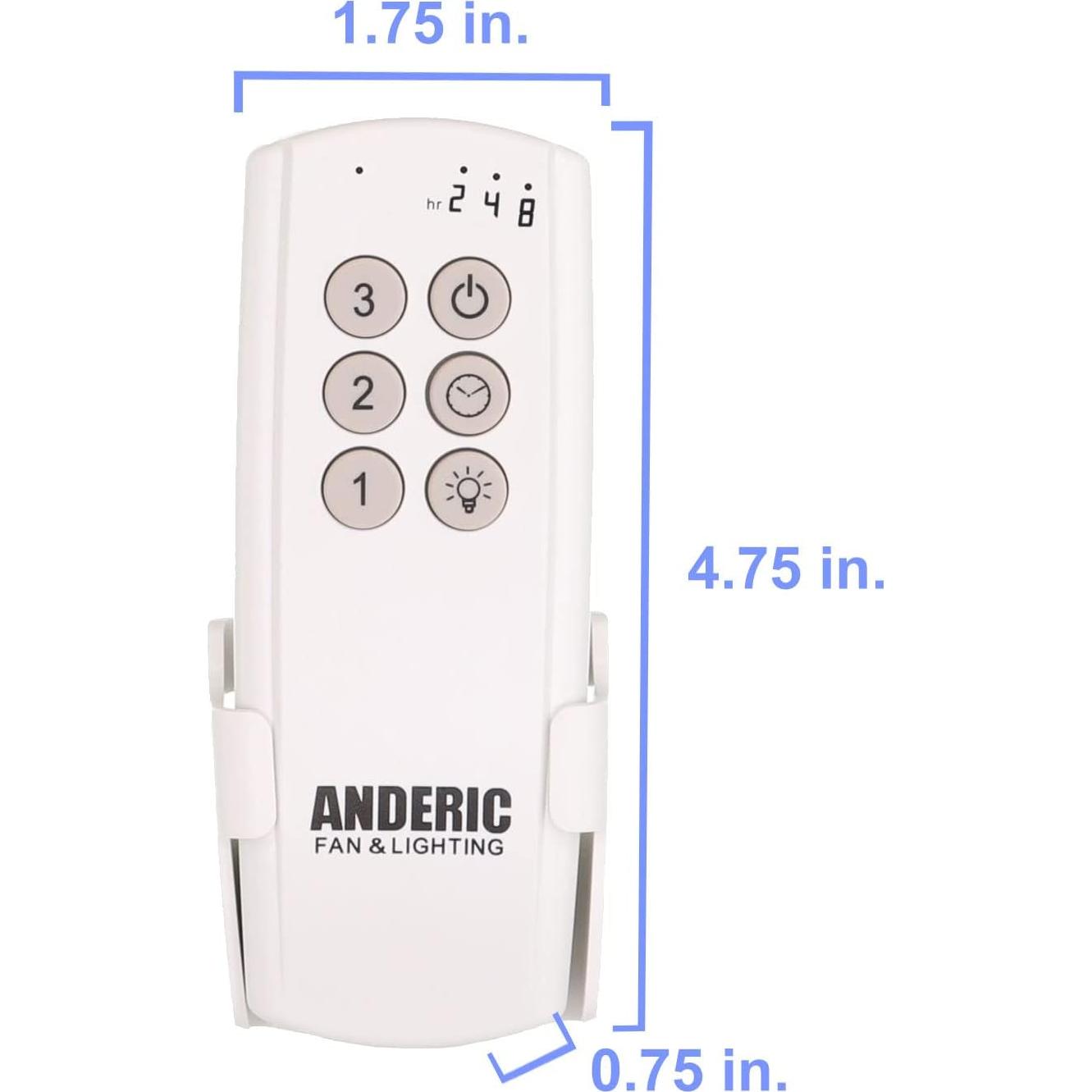 Kit Control Remoto Ventilador Techo Anderic 63T-AC83T