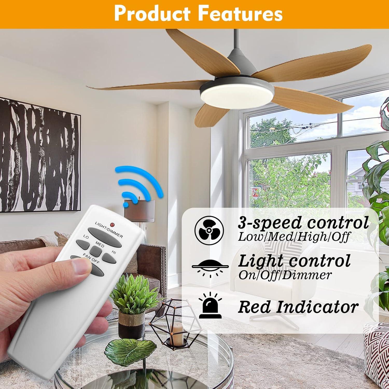 Control Remoto Universal para Ventilador de Techo Breeze Bay HD5/18R