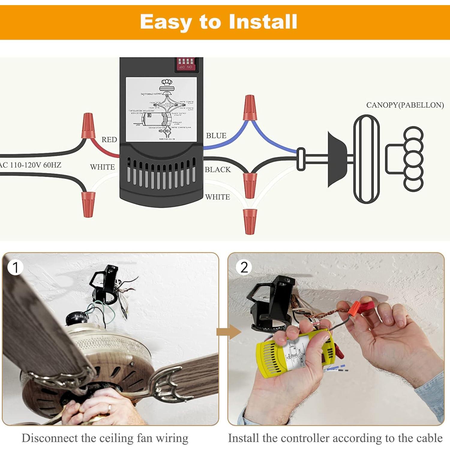 Control Remoto Universal para Ventilador de Techo Breeze Bay HD5/18R
